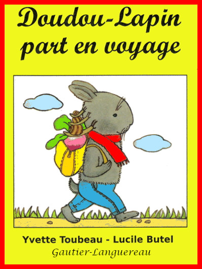 Couverture de Doudou Lapin part en voyage