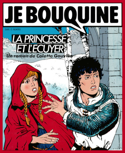 10 ans couverture de La princesse et l'écuyer de Colette Gouvion dans la collection Je Bouquine