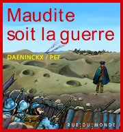 Couverture de l'album "Maudite soit la guerre" de Didier Daeninckx