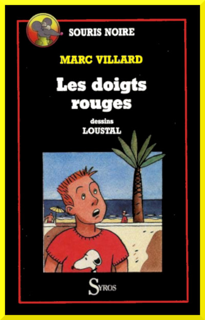 Couverture de "Les doigts rouges" de Marc Villard illustr par Loustal