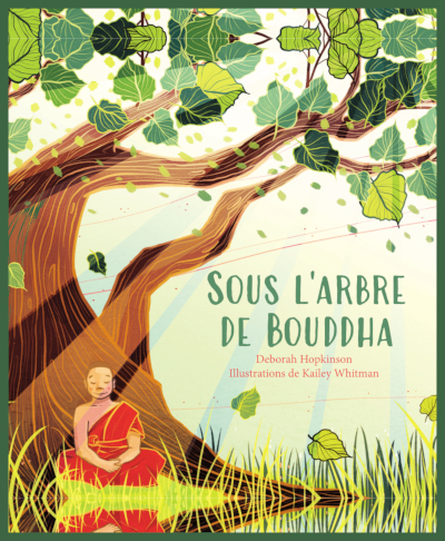Couverture de "Sous l'arbre de Bouddha" de Deborah Hopkinson et Kailey Whitman