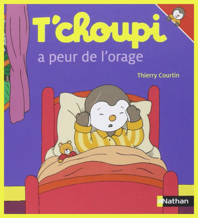 Couverture de "Tchoupi a peur de l'orage", de Thierry Courtin