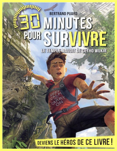 Couverture de 30 minutes pour survivre: Le temple maudit de Cetho Wukir"