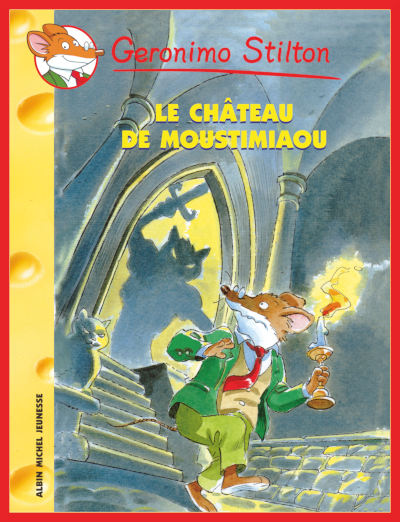 Couverture de Geronimo Stilton le chteau du Moustimiaou