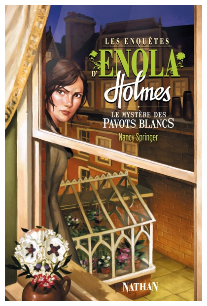 Couverture de Les enqutes d'Enola Holmes Le mystre des pavots blancs