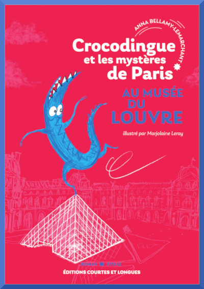 Couverture de Crocodingue et les mystre de Paris au muse du Louvre 