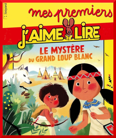 Couverture de l'histoire " Le myst�re du grand loup blanc " d'Emma Baron