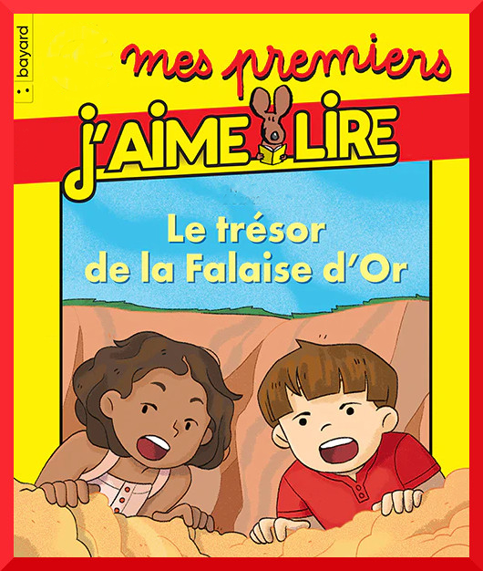 Couverture de l'histoire " Le tr�sor de la falaise d'or " de Julien Perrin