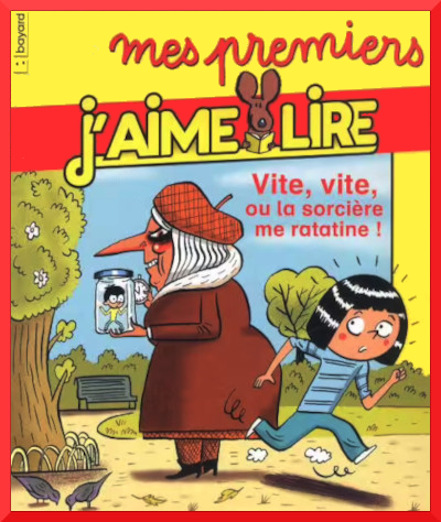 Couverture de " Vite, vite, ou la sorci�re me ratatine! " de Jeanne Boyer