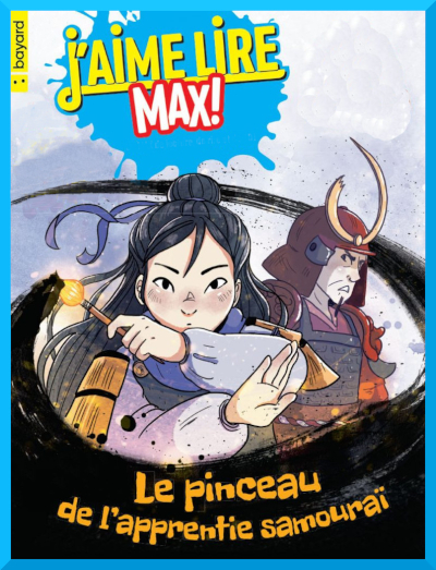 Couverture de " Le pinceau de l'apprentie samoura� " d'H�l�ne Canac