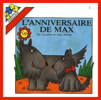 Couverture de " L'anniversaire de Max " de Caroline et Johon Astrop