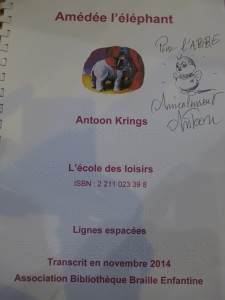 dédicace Antoon Krings