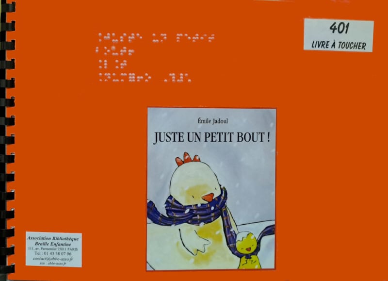 Couverture du Livre à toucher "Juste un Petit Bout !" d'Éric Jadoul